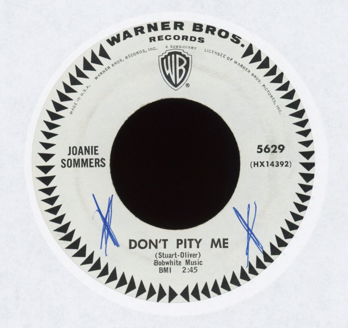 Joanie Sommers - Don't Pity Me on Warner Bros. Promo