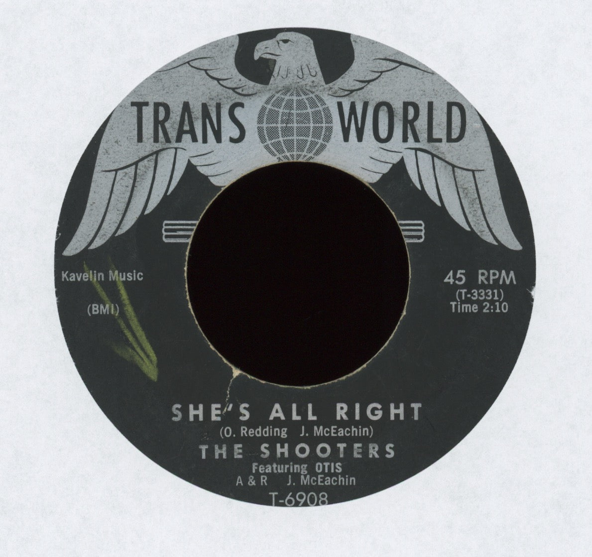 The Shooters - She's All Right on Trans World Otis Redding