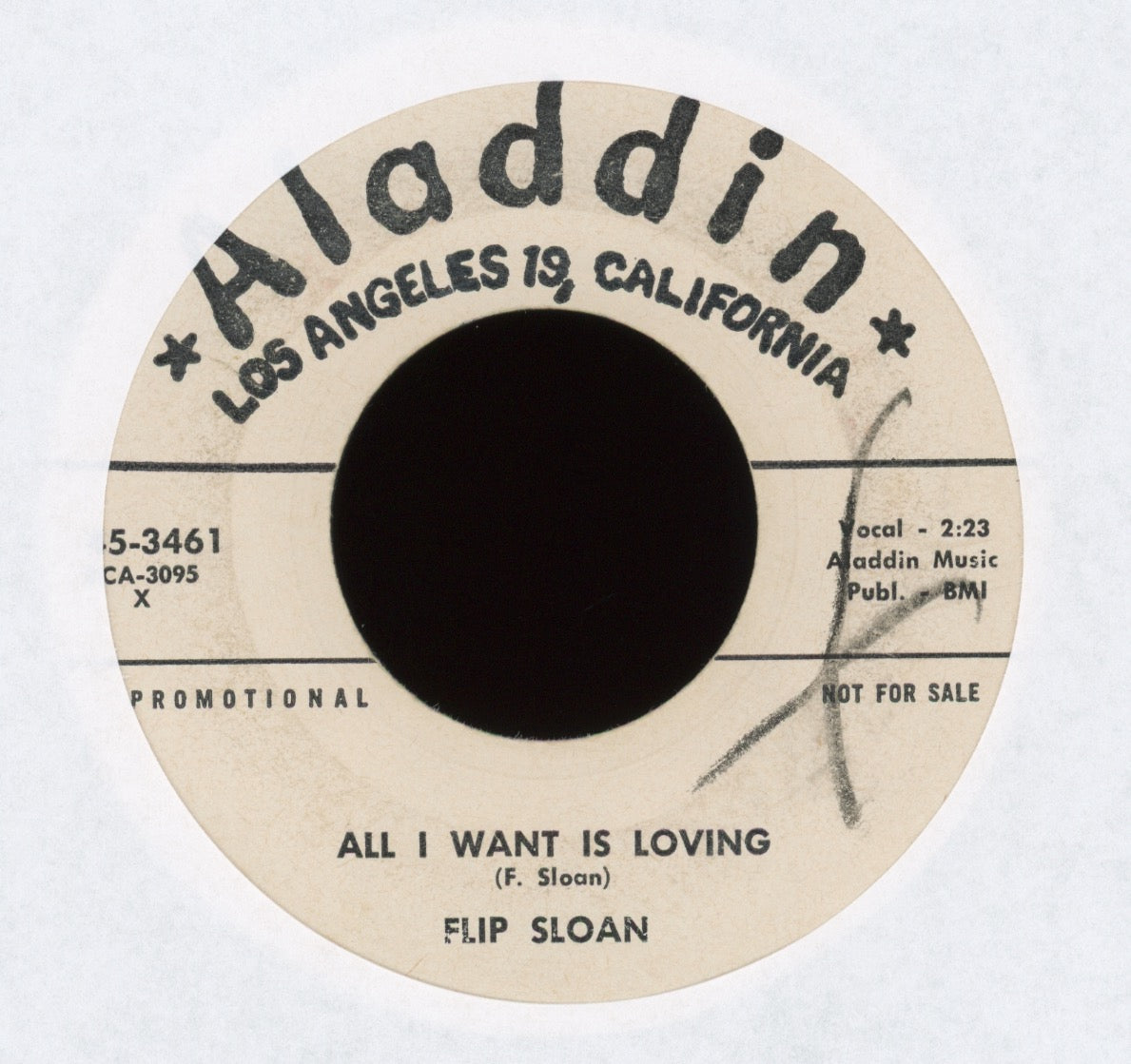 Flip Sloan - All I Want is Loving on Aladdin Promo P.F. Sloan