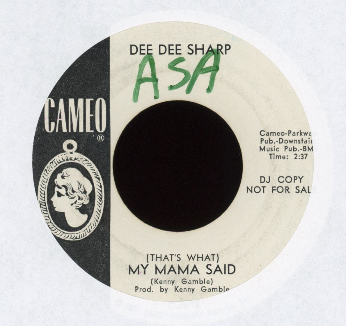 米7” Dee Dee Sharp Lets Twine / (Thats What) My Mama Said C357PROMO CAMEO プロモ /00080 45dropone137.jpg?v=1673290378&