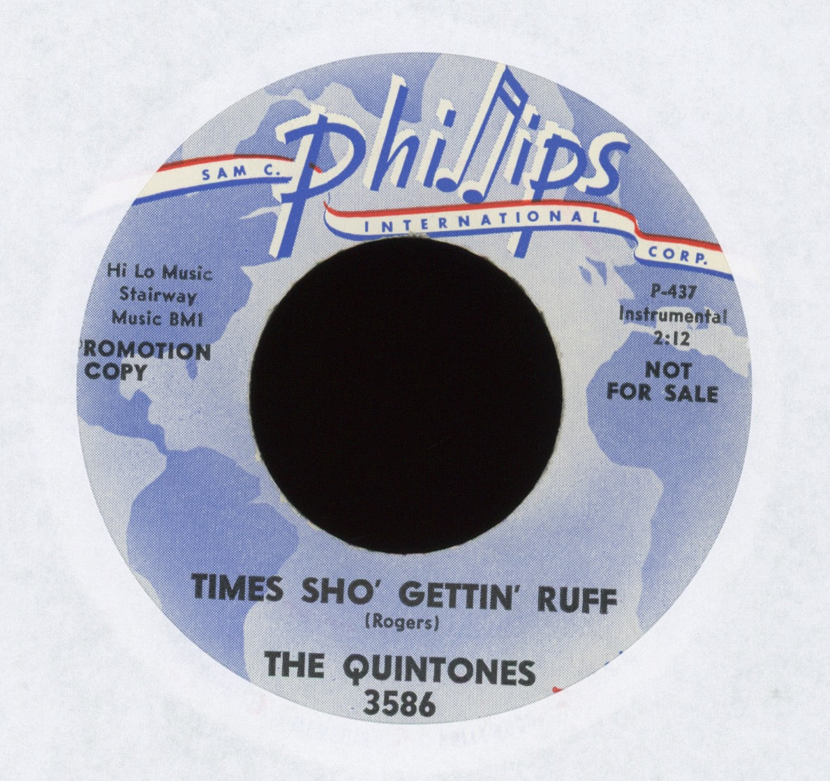 The Quintones - Times Sho' Gettin' Ruff on Phillips Promo