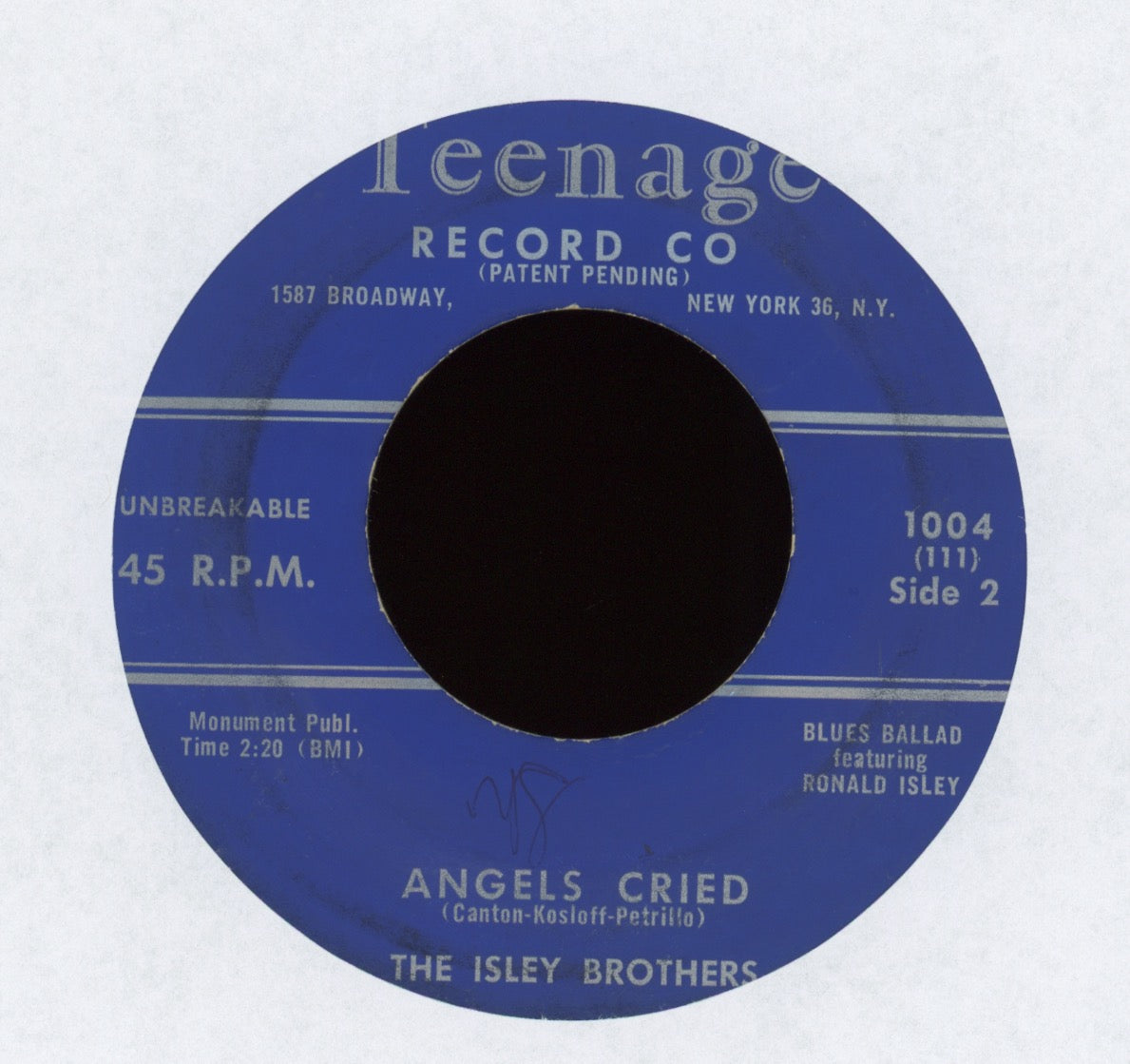 The Isley Brothers - The Cow Jumped Over The Moon on Teenage