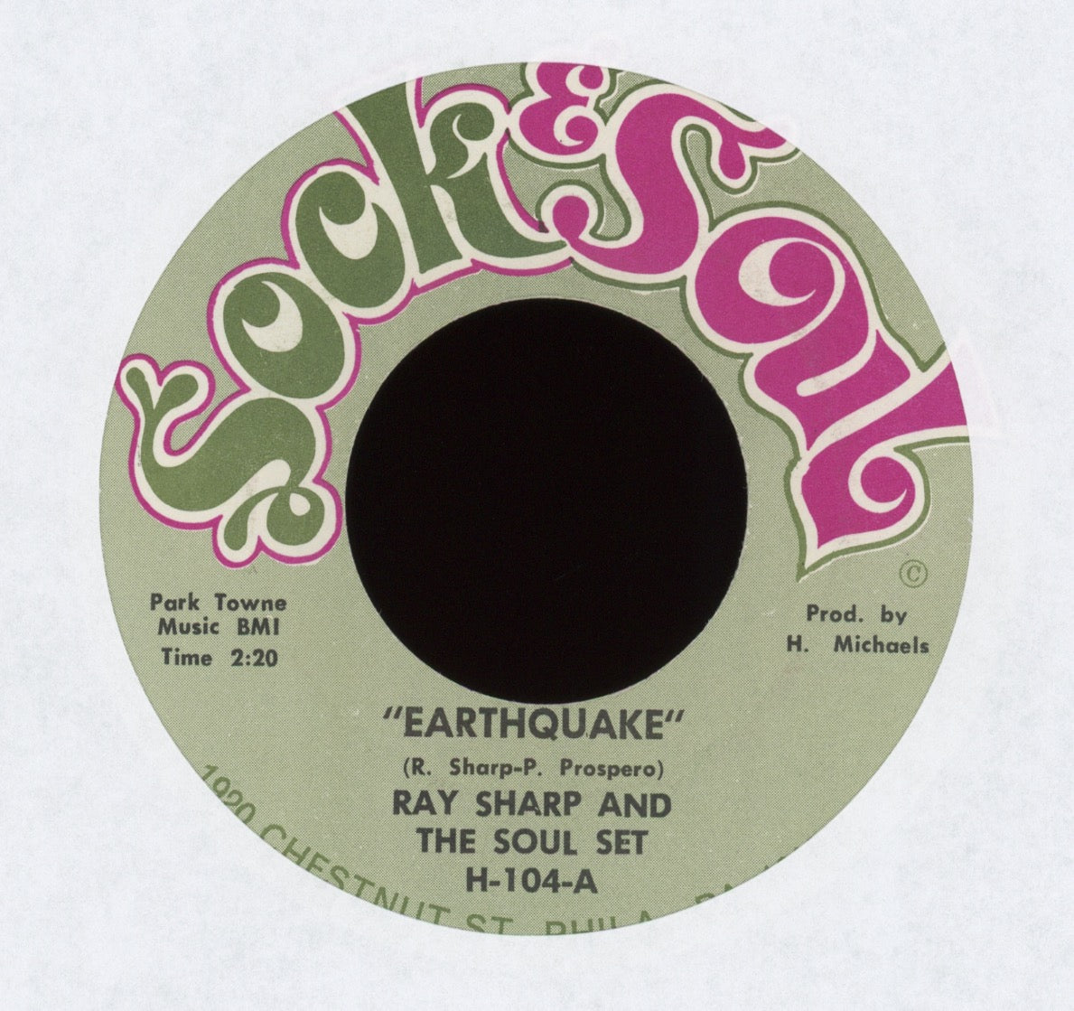 Ray Sharp And The Soul Set - Earthquake on Sock & Soul
