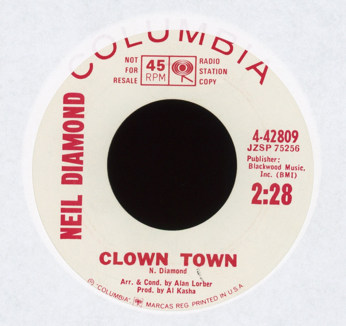 Neil Diamond - Clown Town on Columbia Promo