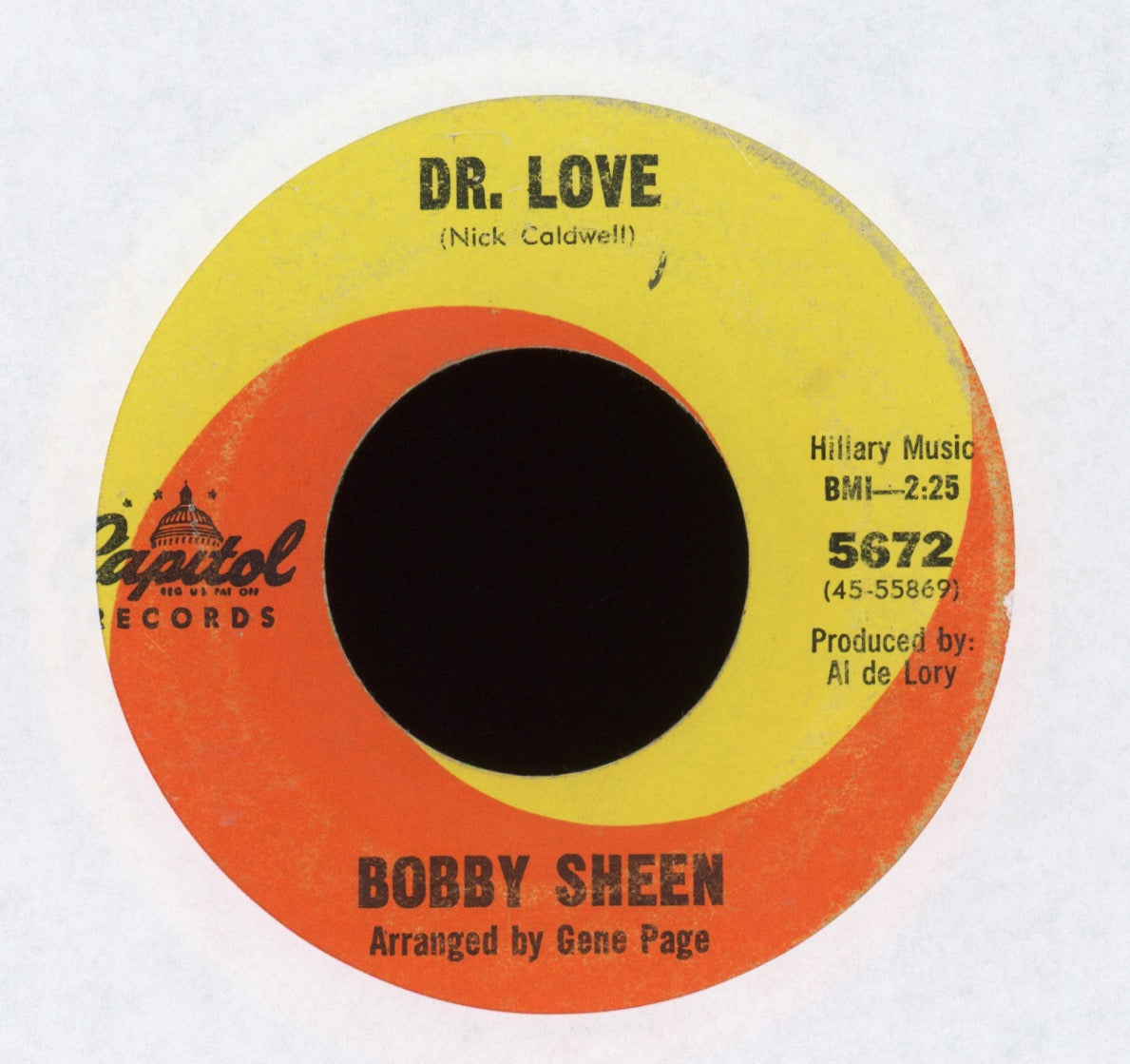 Bobby Sheen - Dr. Love on Capitol