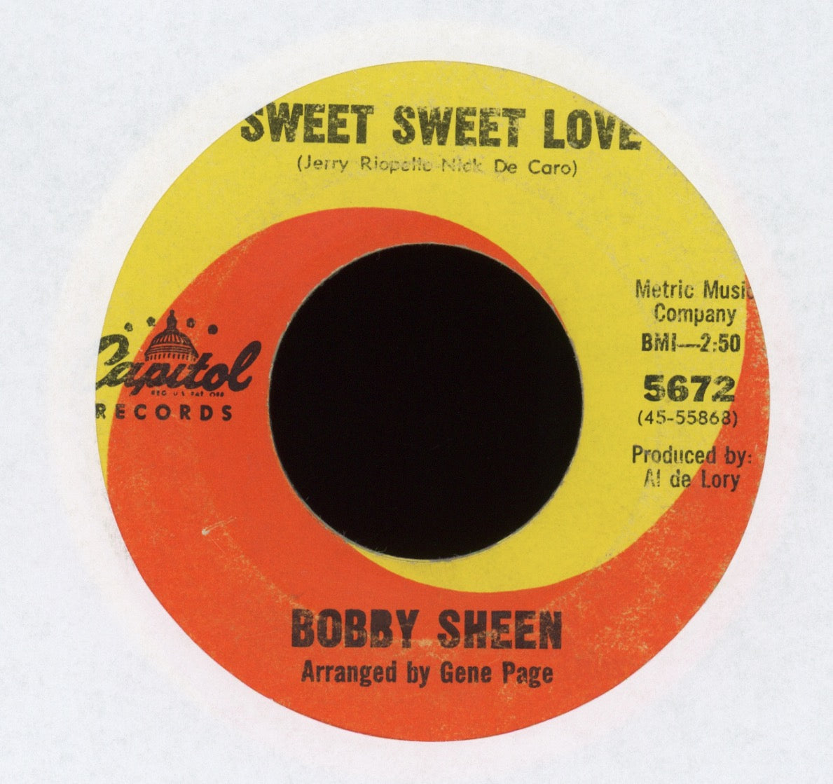 Bobby Sheen - Dr. Love on Capitol