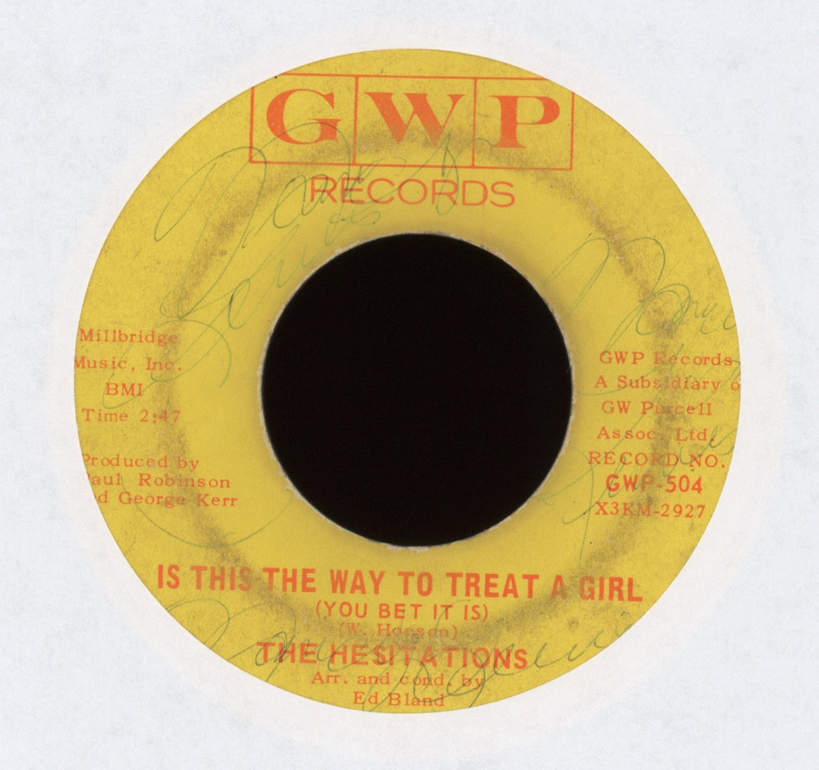 The Hesitations - Is This The Way To Treat A Girl (You Bet It Is)