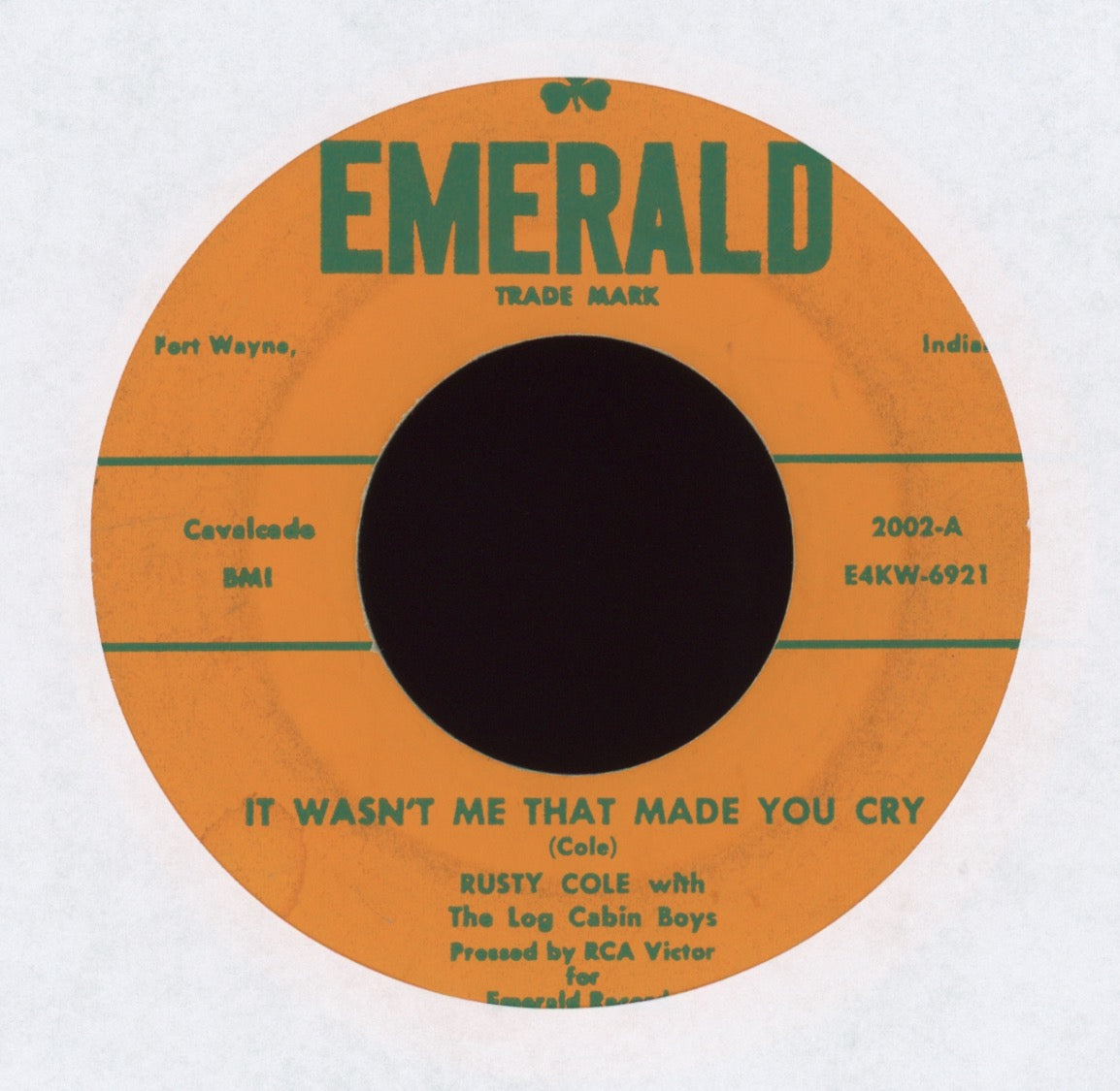 Rusty Cole - It Wasn't Me That Made You Cry on Emerald