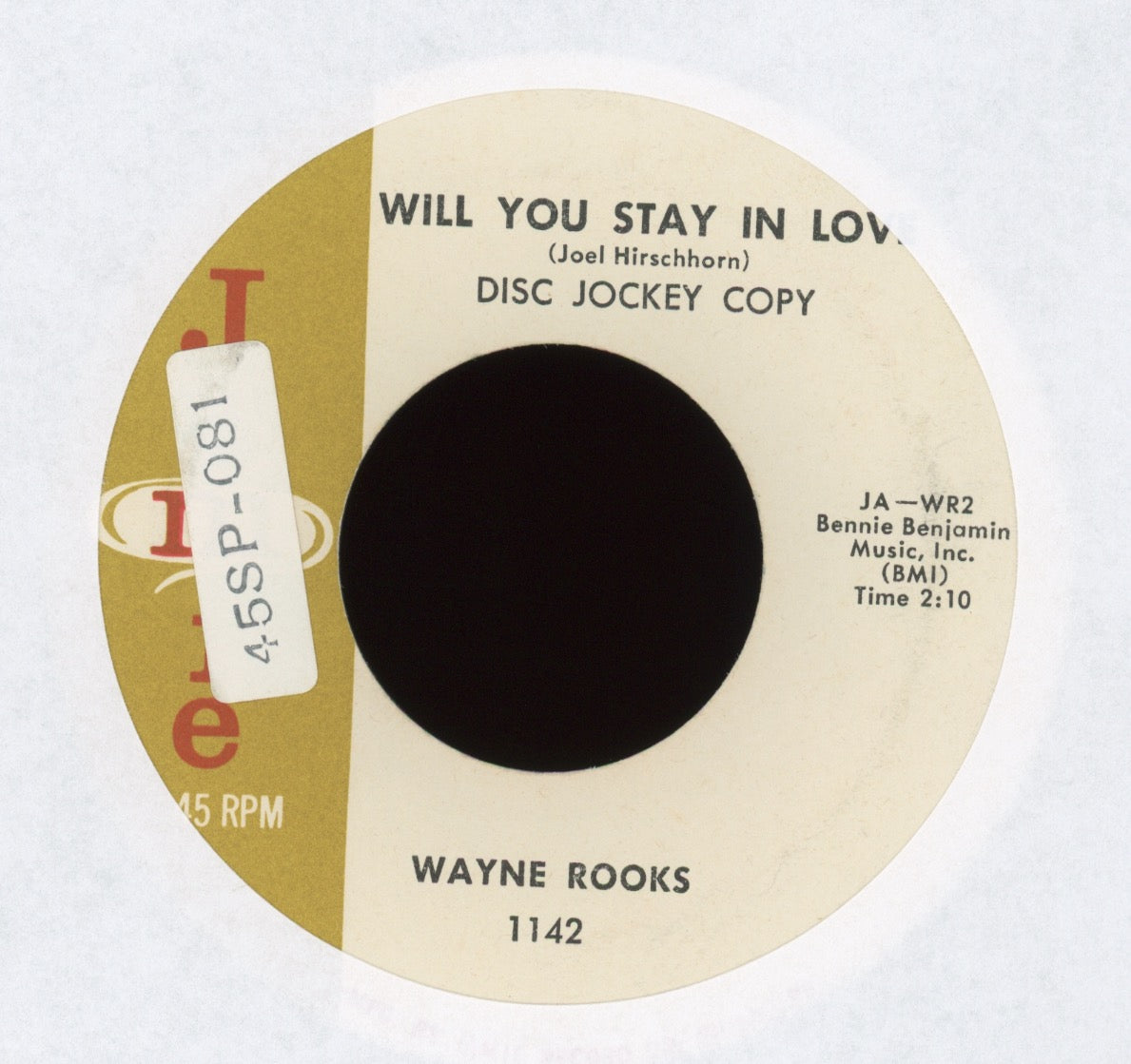 Wayne Rooks - Will You Stay In Love on Jamie Promo