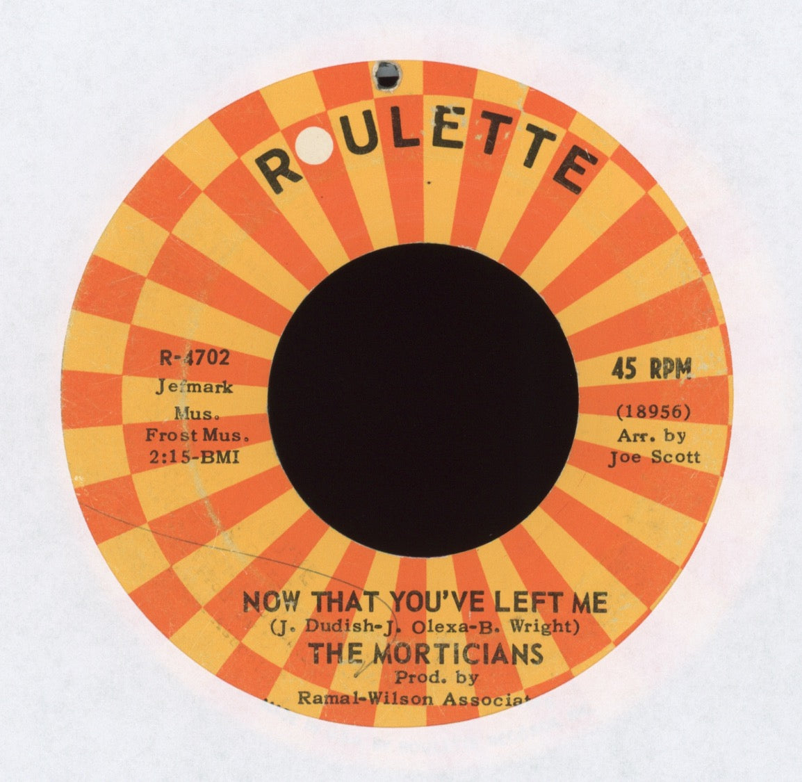 The Morticians - Now That You've Left Me on Roulette