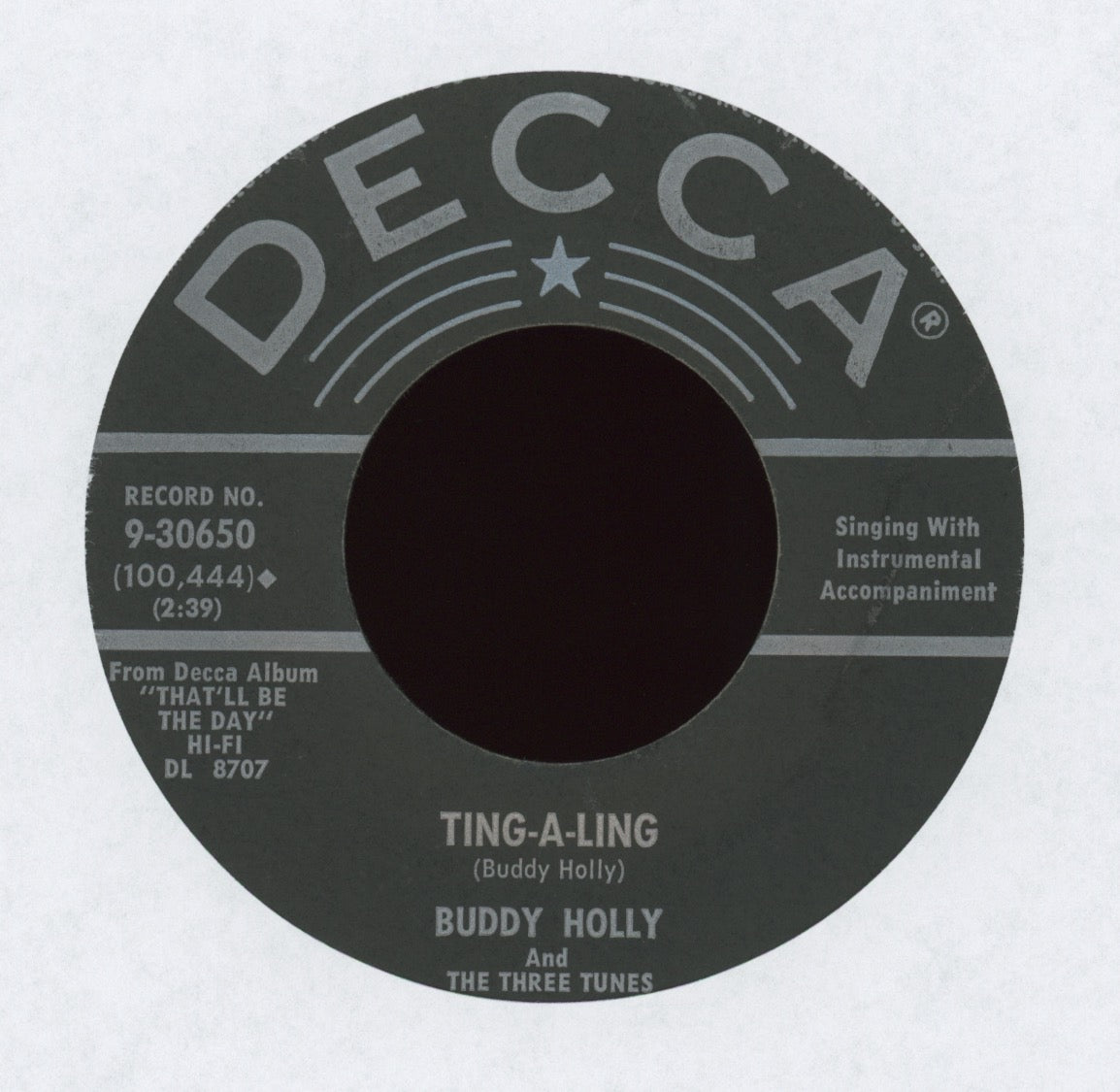 Buddy Holly - Ting-A-Ling on Decca