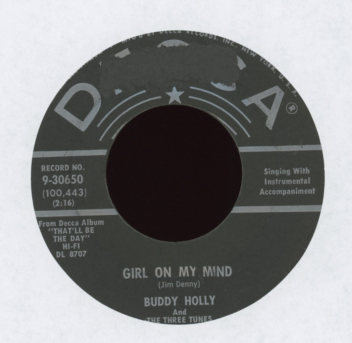Buddy Holly - Ting-A-Ling on Decca