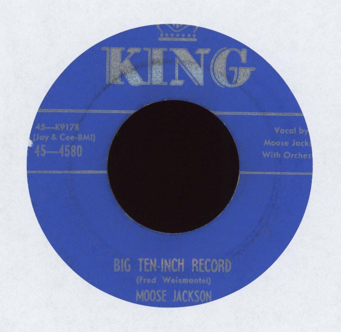 Bull Moose Jackson - Big Ten-Inch Record on King