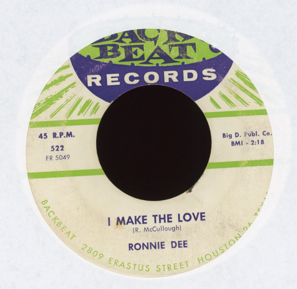 Ronnie Dawson - Action Packed on Back Beat