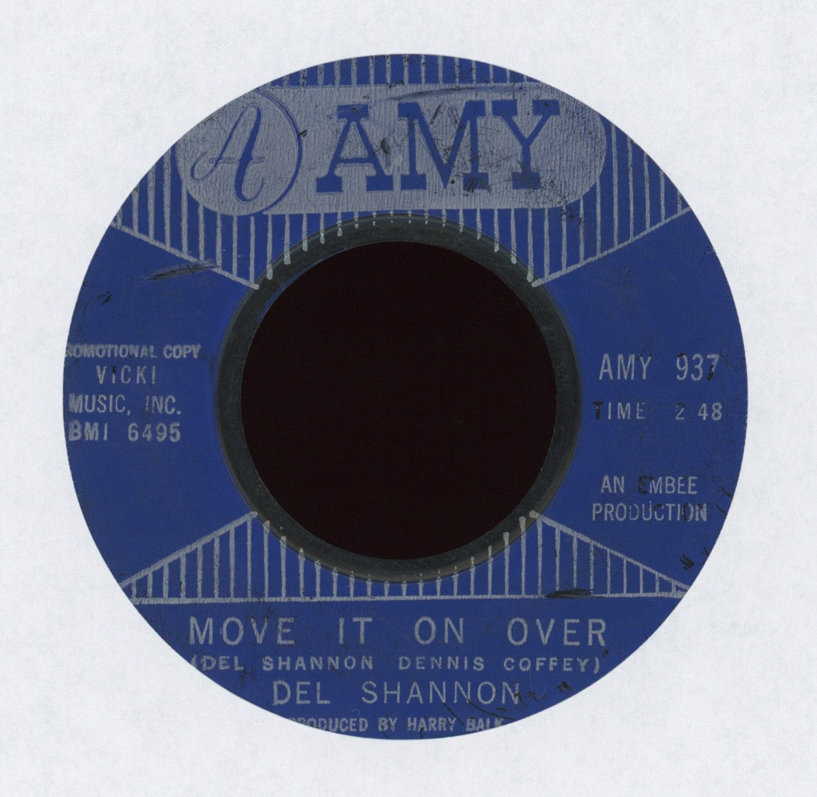 Del Shannon - Move It On Over on Amy