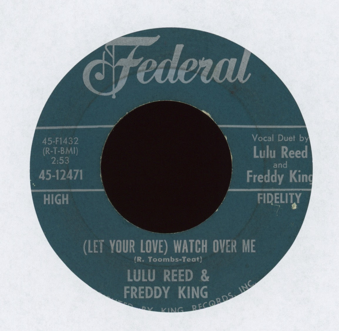 Lula Reed & Freddy King - You Can't Hide on Federal