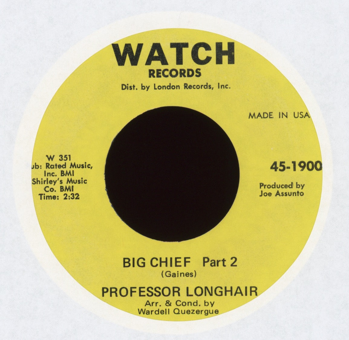 Professor Longhair - Big Chief on Watch