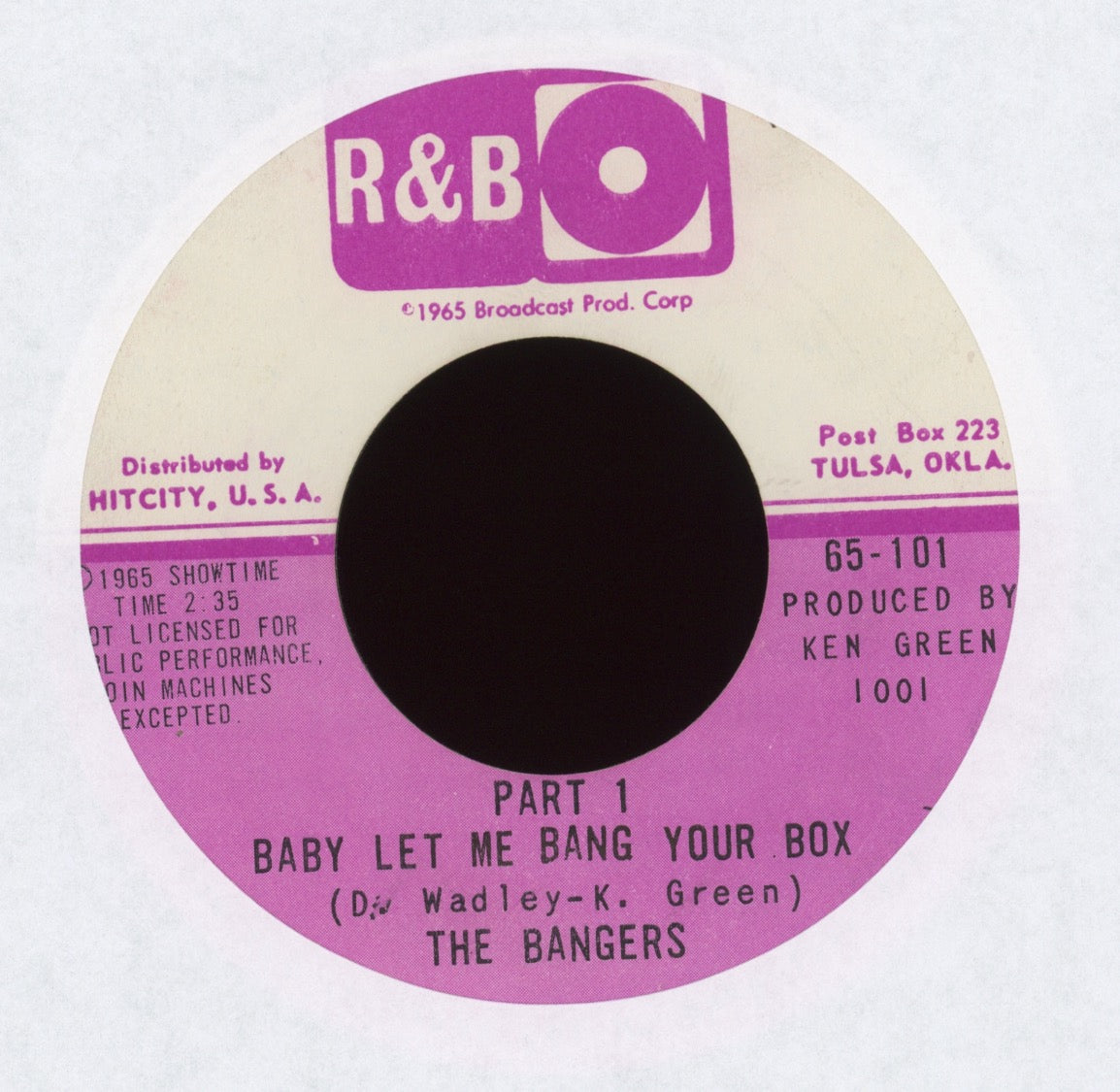 The Bangers - Baby Let Me Bang Your Box on R&B