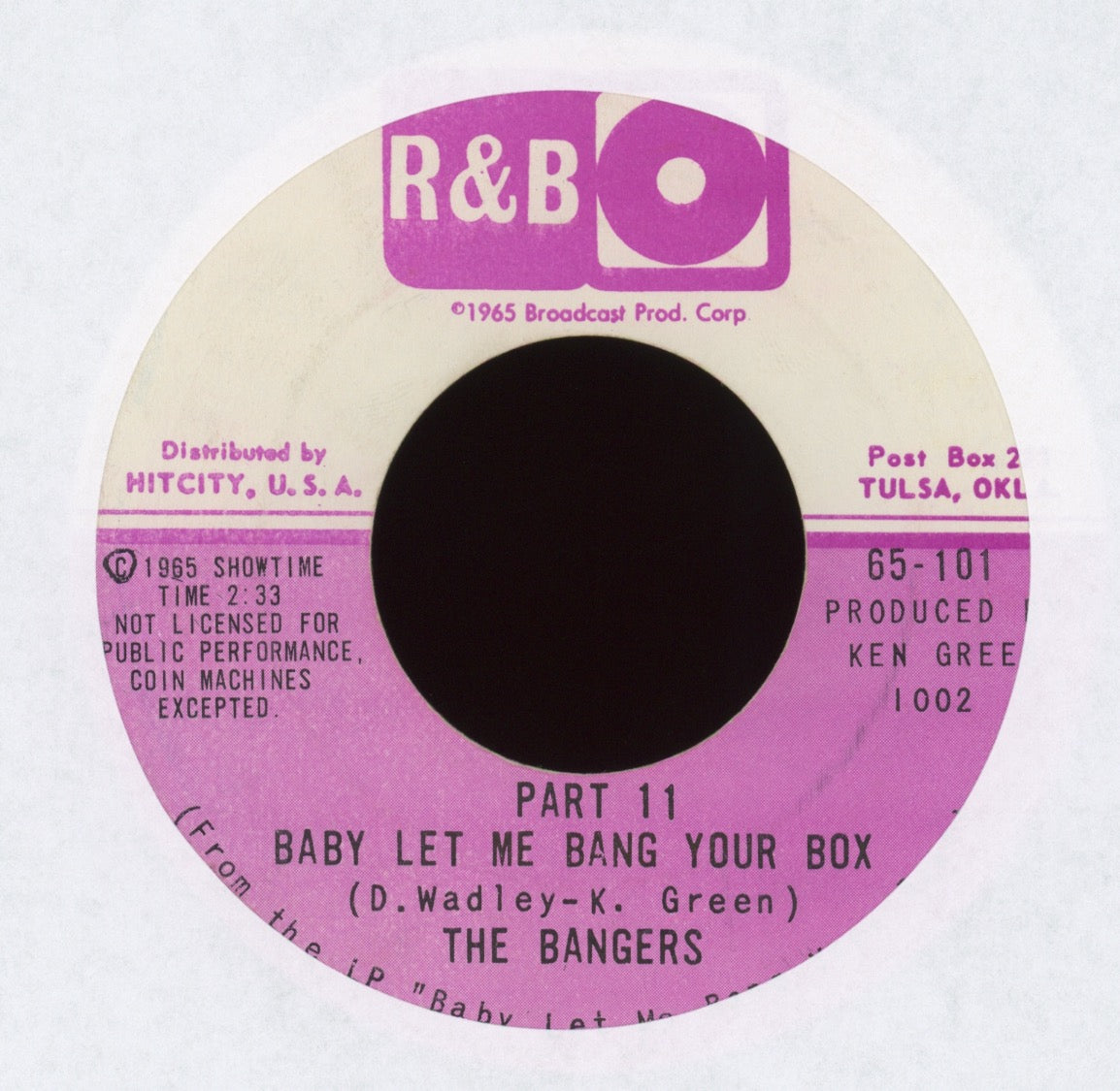 The Bangers - Baby Let Me Bang Your Box on R&B