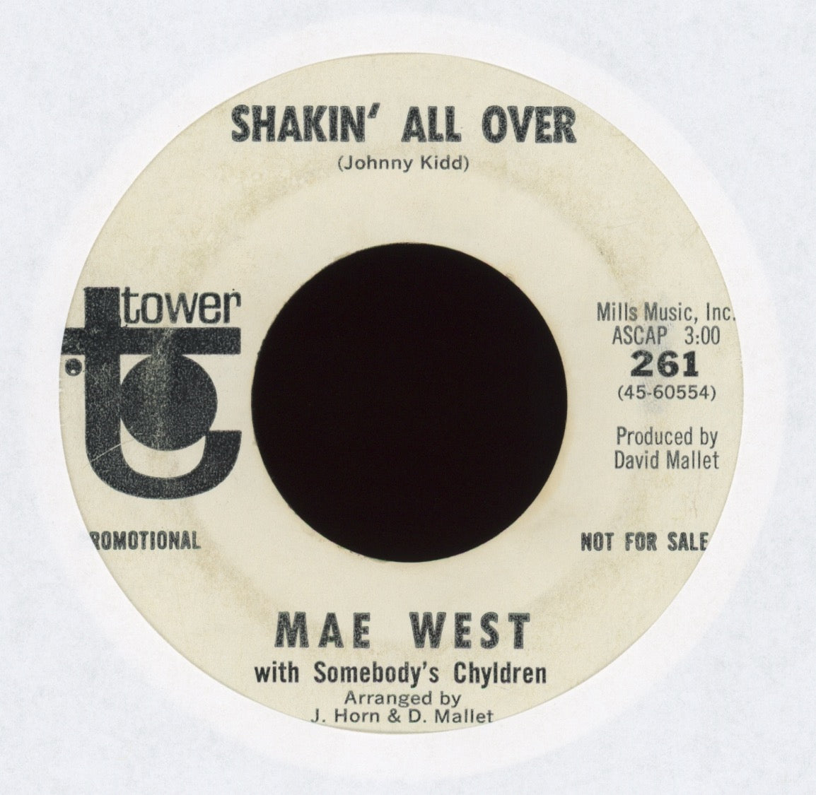 Mae West - Shakin' All Over on Tower Promo