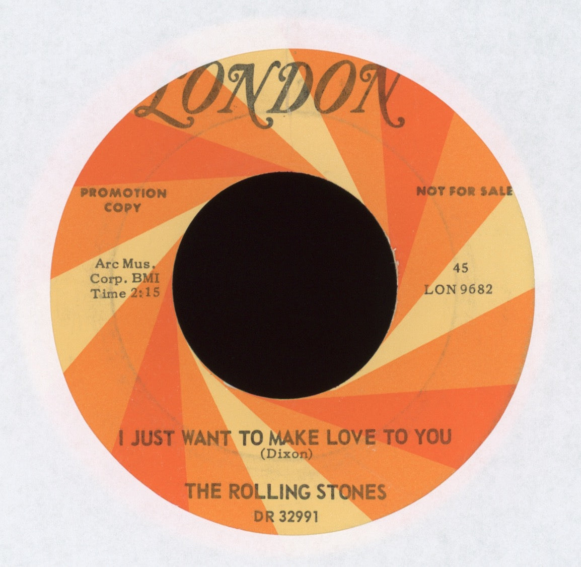 The Rolling Stones - Tell Me (You're Coming Back) on London Lon 9682 Promo