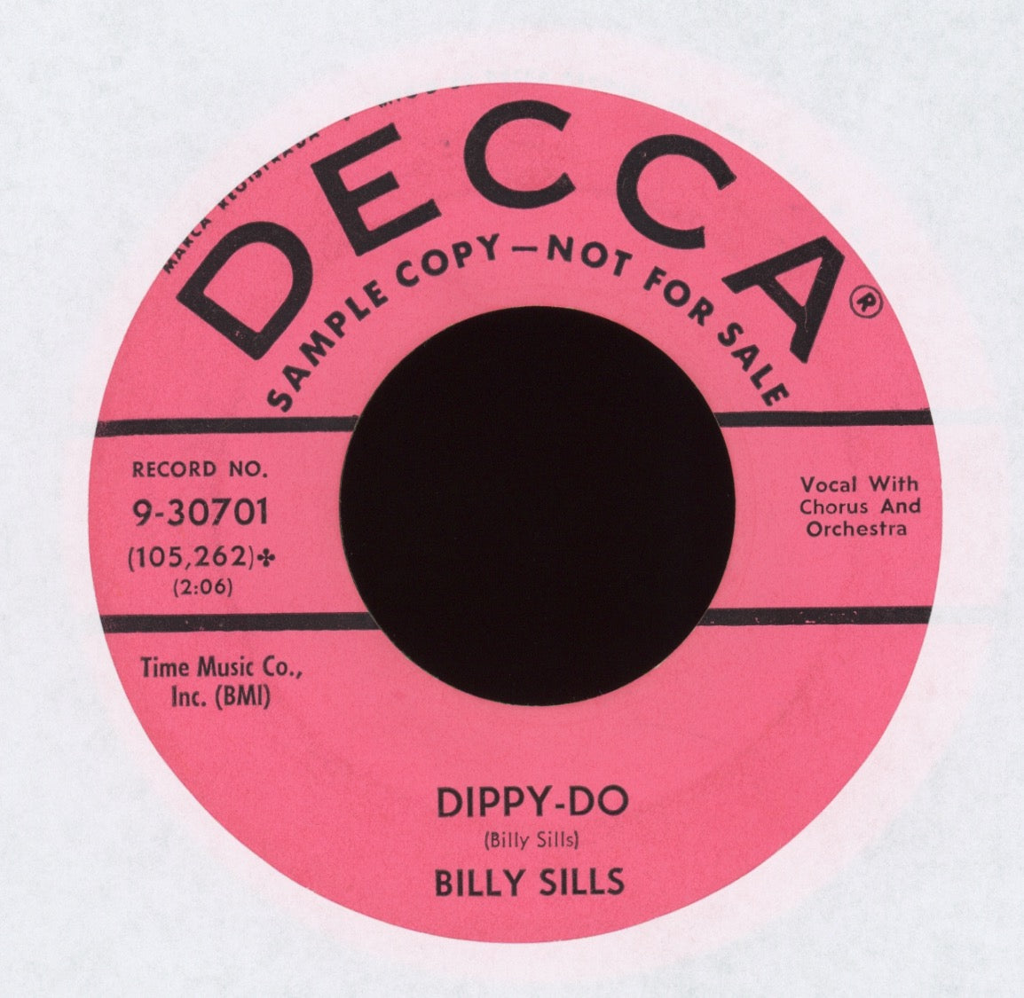 Billy Sills - Nightmare on Decca Promo