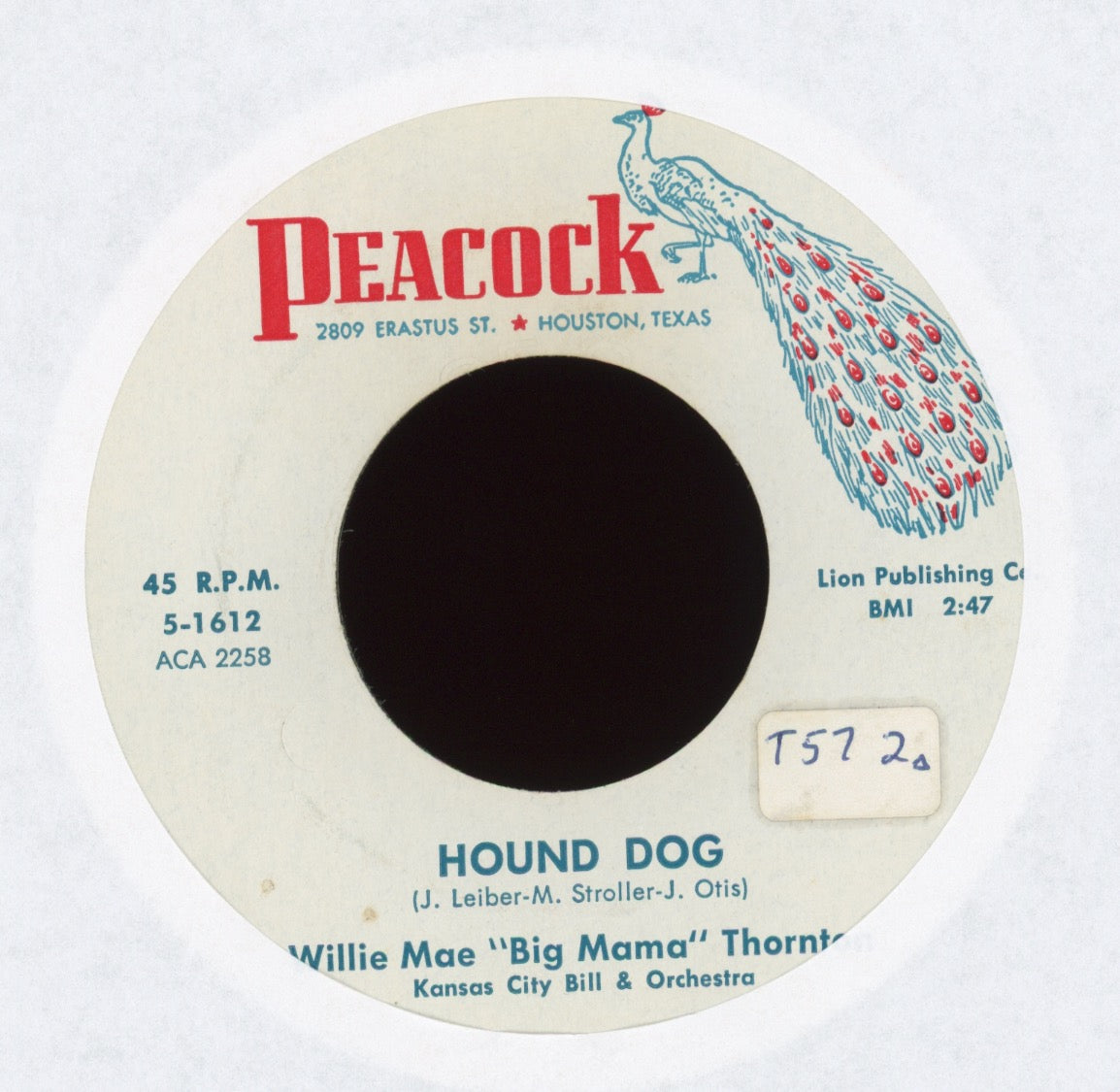 Willie Mae Thornton - Hound Dog / Rock A Bye Baby on Peacock