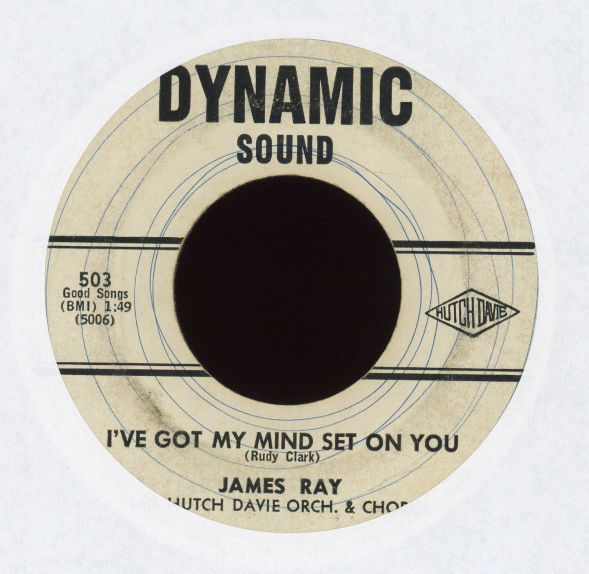 James Ray - I've Got My Mind Set on You on Dynamic Sound