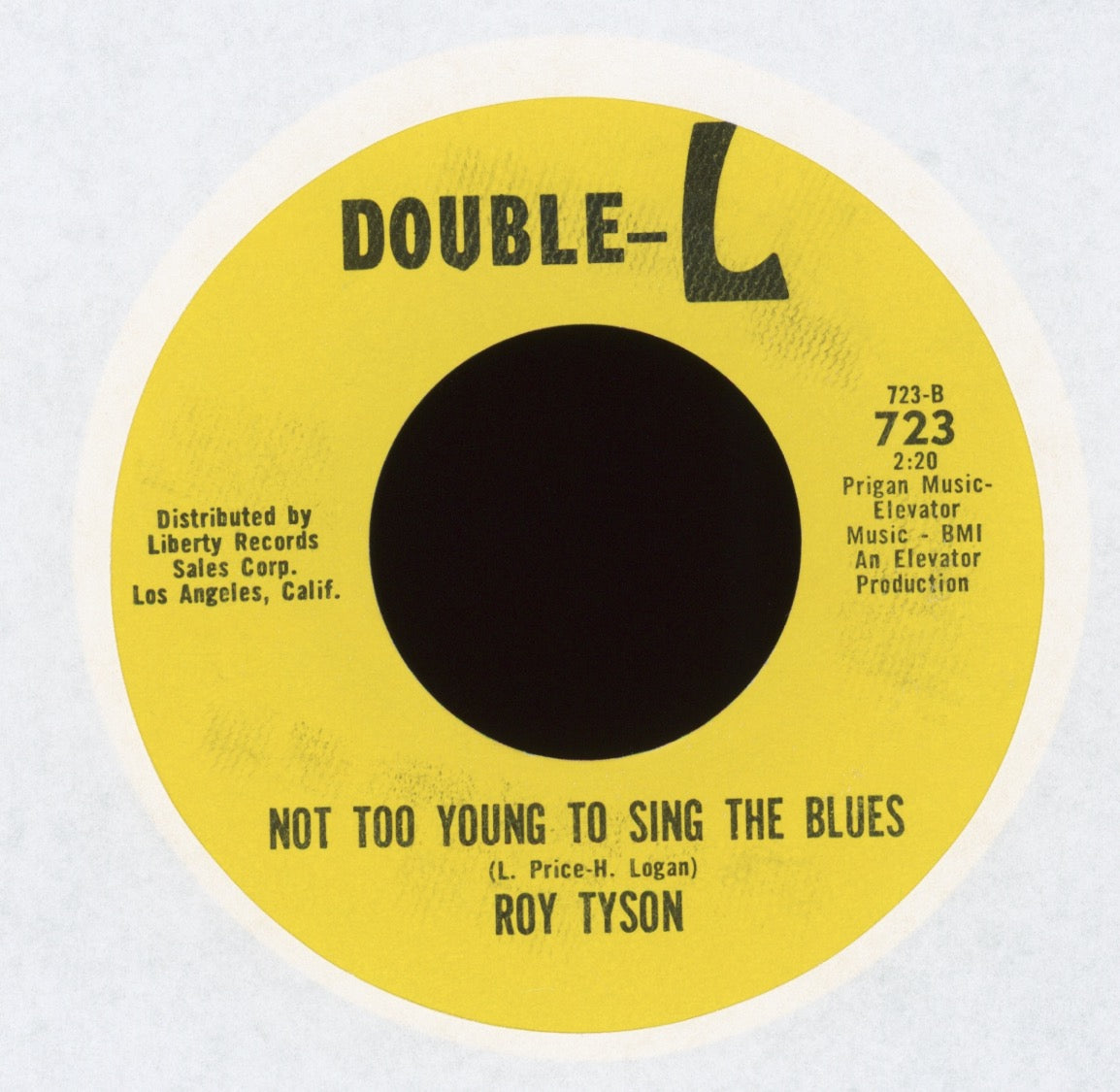 Roy Tyson - Oh What A Night For Love on Double L