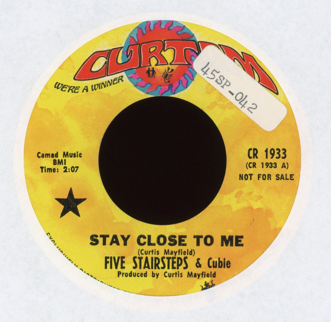 Five Stairsteps - Stay Close To Me on Curtom Promo