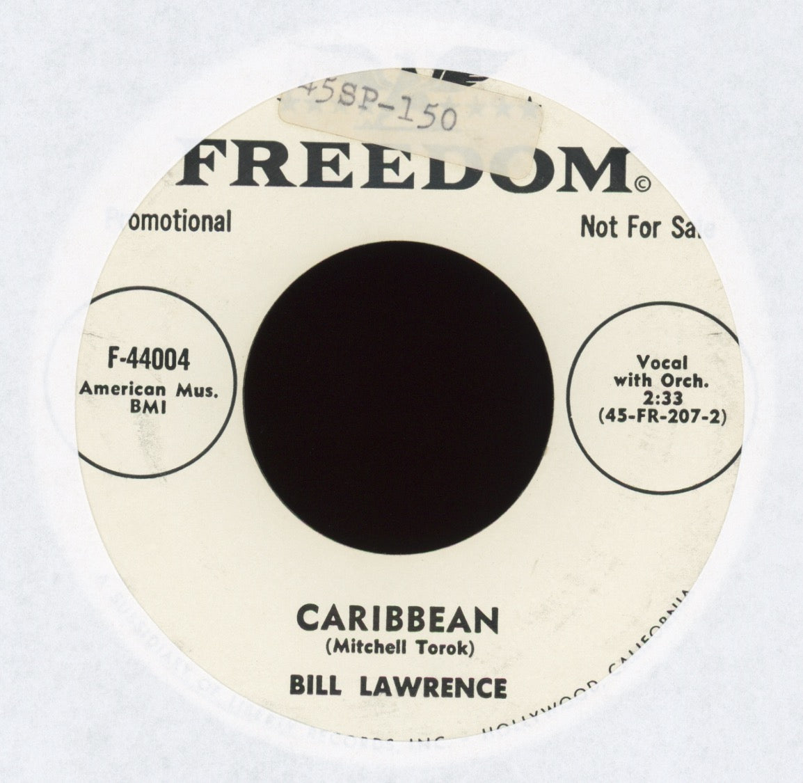 Bill Lawrence - Hey Baby! on Freedom Promo