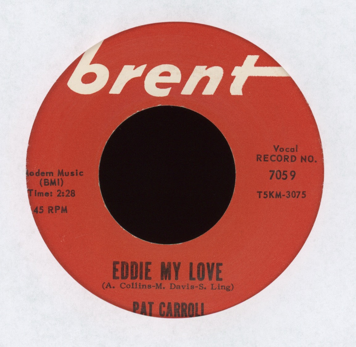 Pat Carroll - I Only Have Eyes for You on Brent