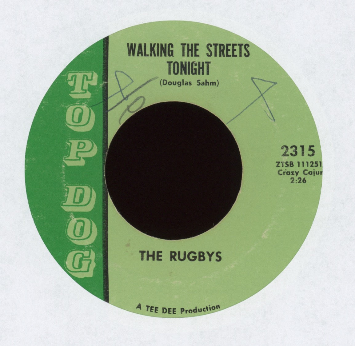 The Rugbys - Walking the Streets Tonight on Top Dog