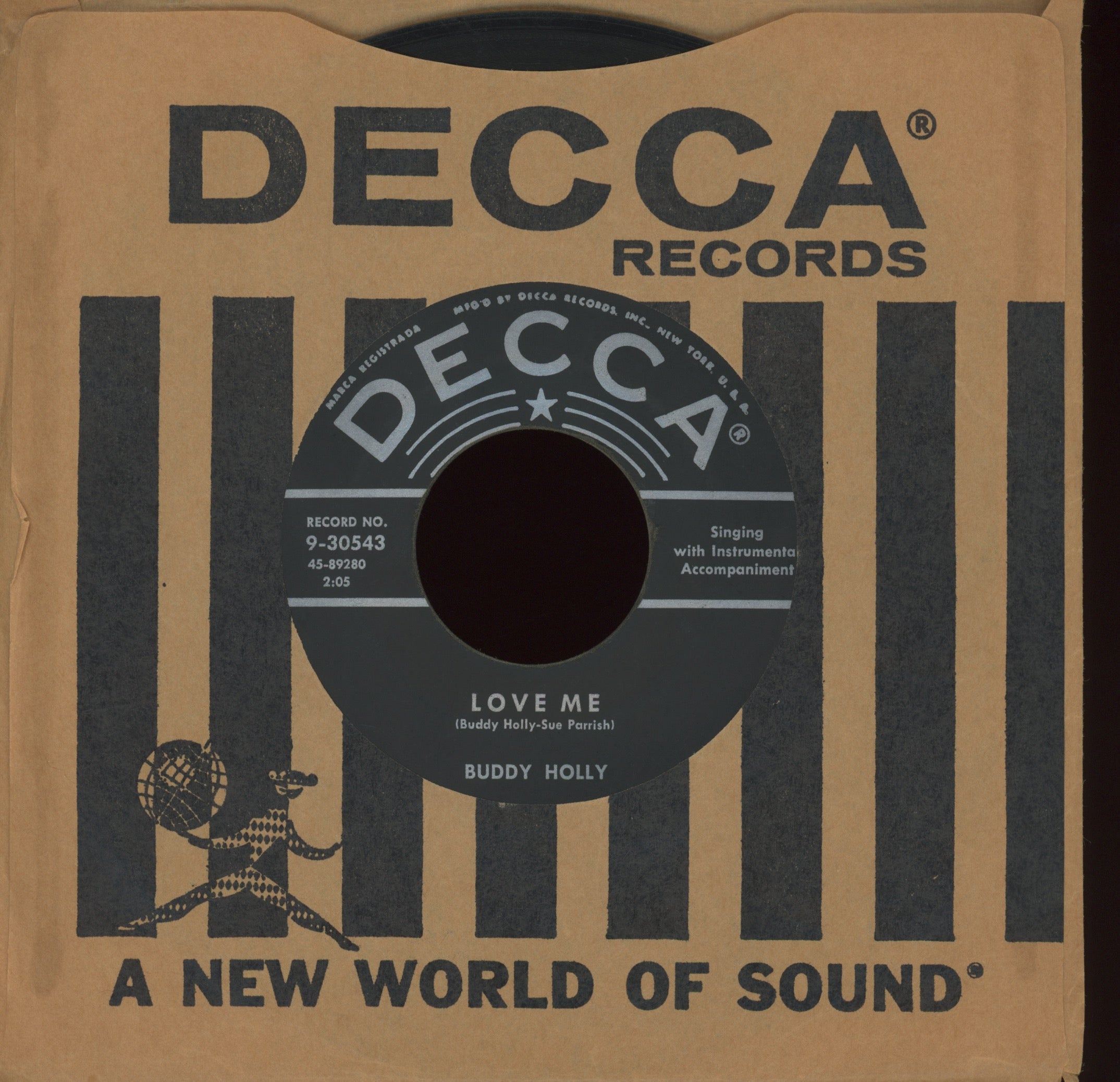 Buddy Holly - Love Me on Decca