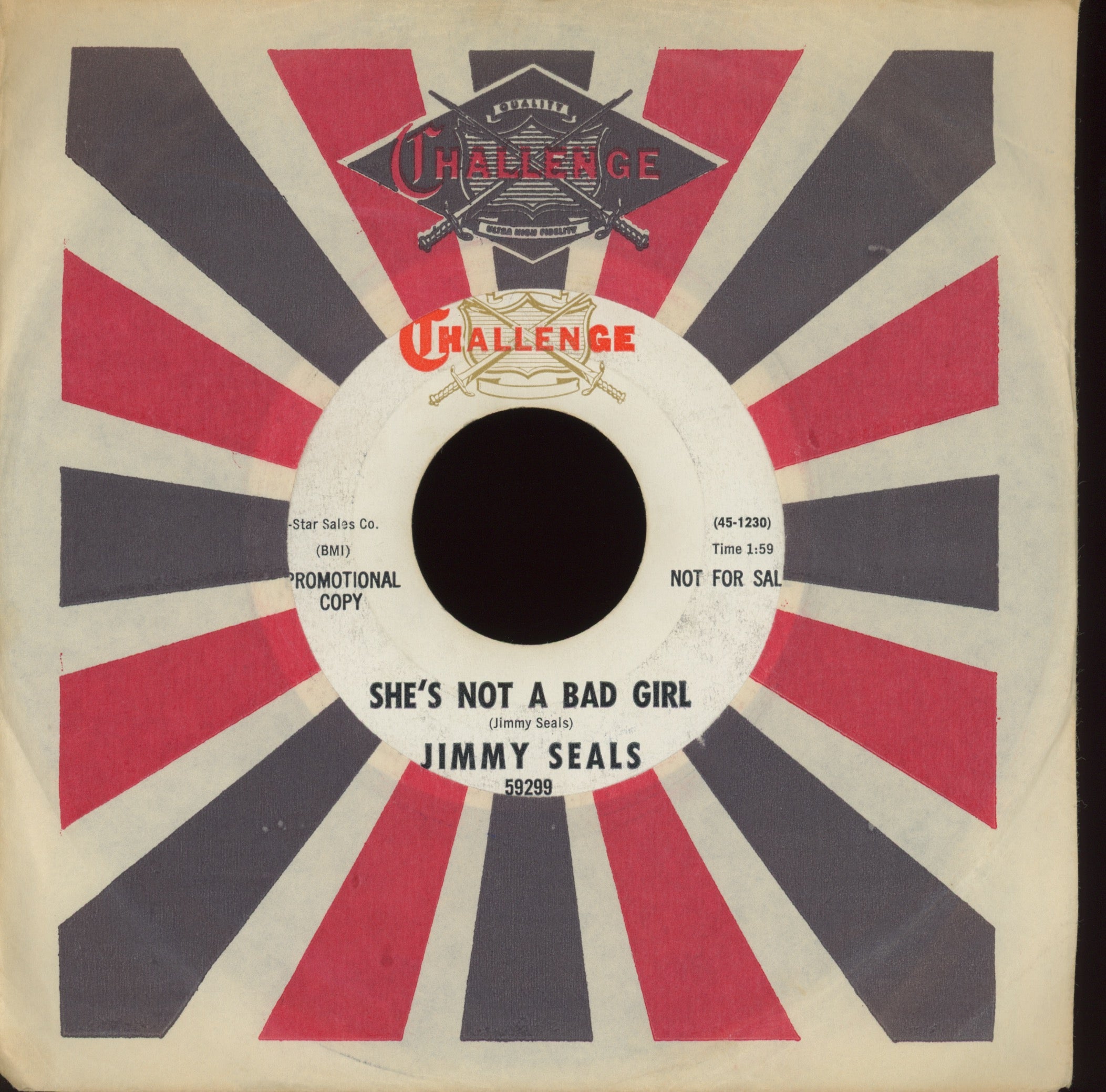 Jimmy Seals - The Yesterday Of Our Love on Challenge Promo
