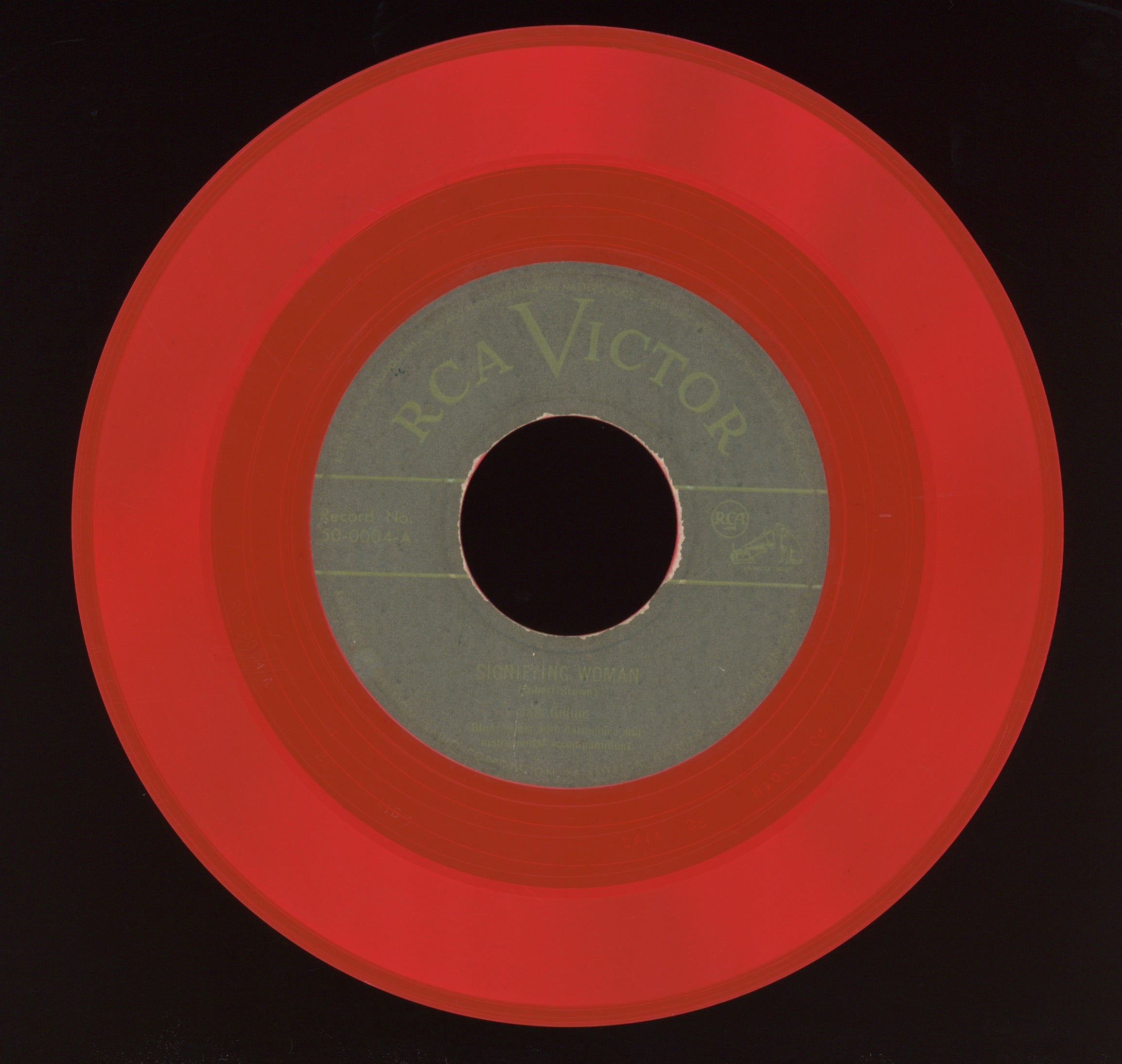 Jazz Gillum - Signifying Woman on RCA Orange Vinyl