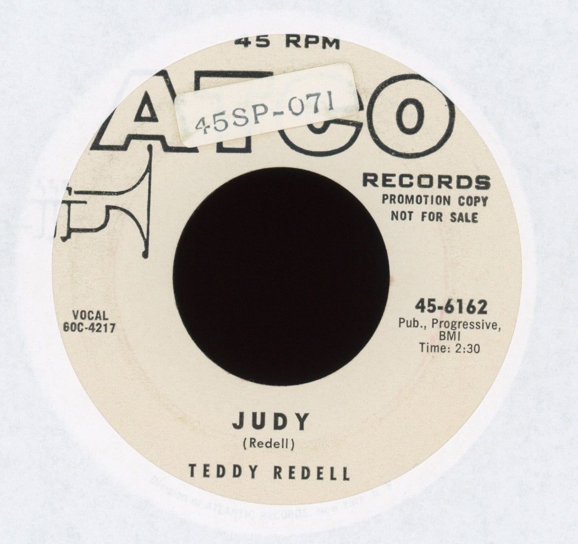 Teddy Redell - Judy on Atco Promo