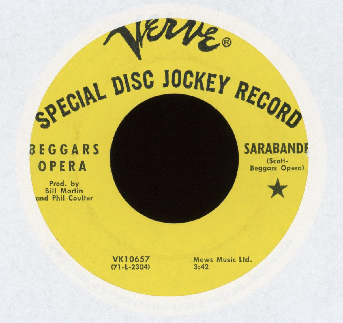 Beggars Opera - Sarabande on Verve Promo