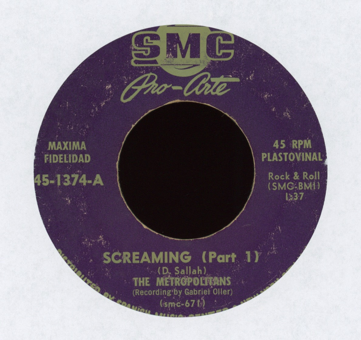 The Metropolitans - Screaming (Part 1) on SMC Pro-Arte