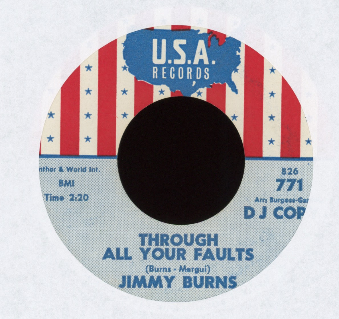 Jimmy Burns - Forget It on U.S.A. Promo