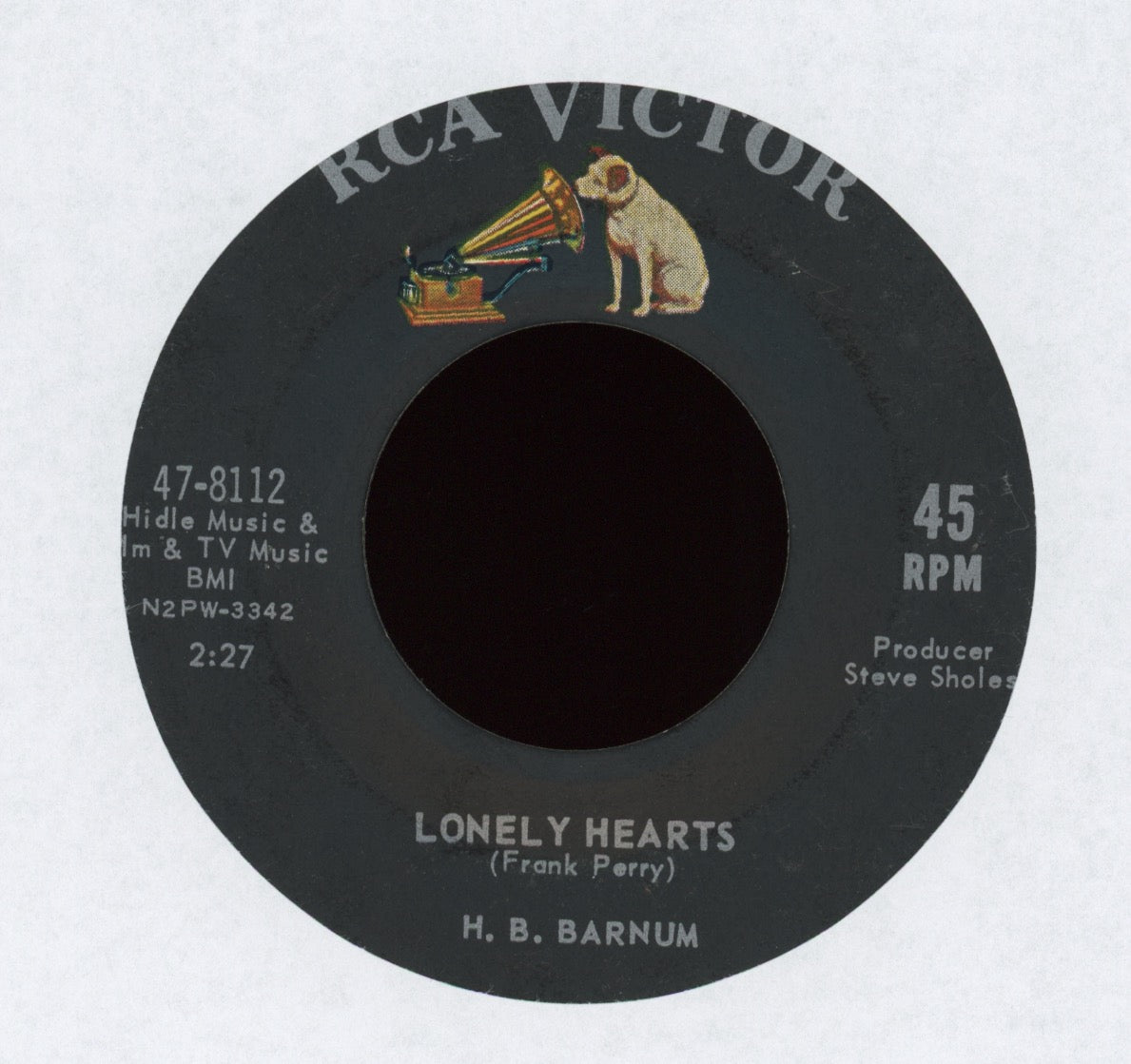 H.B. Barnum - It Hurts Too Much To Cry on RCA