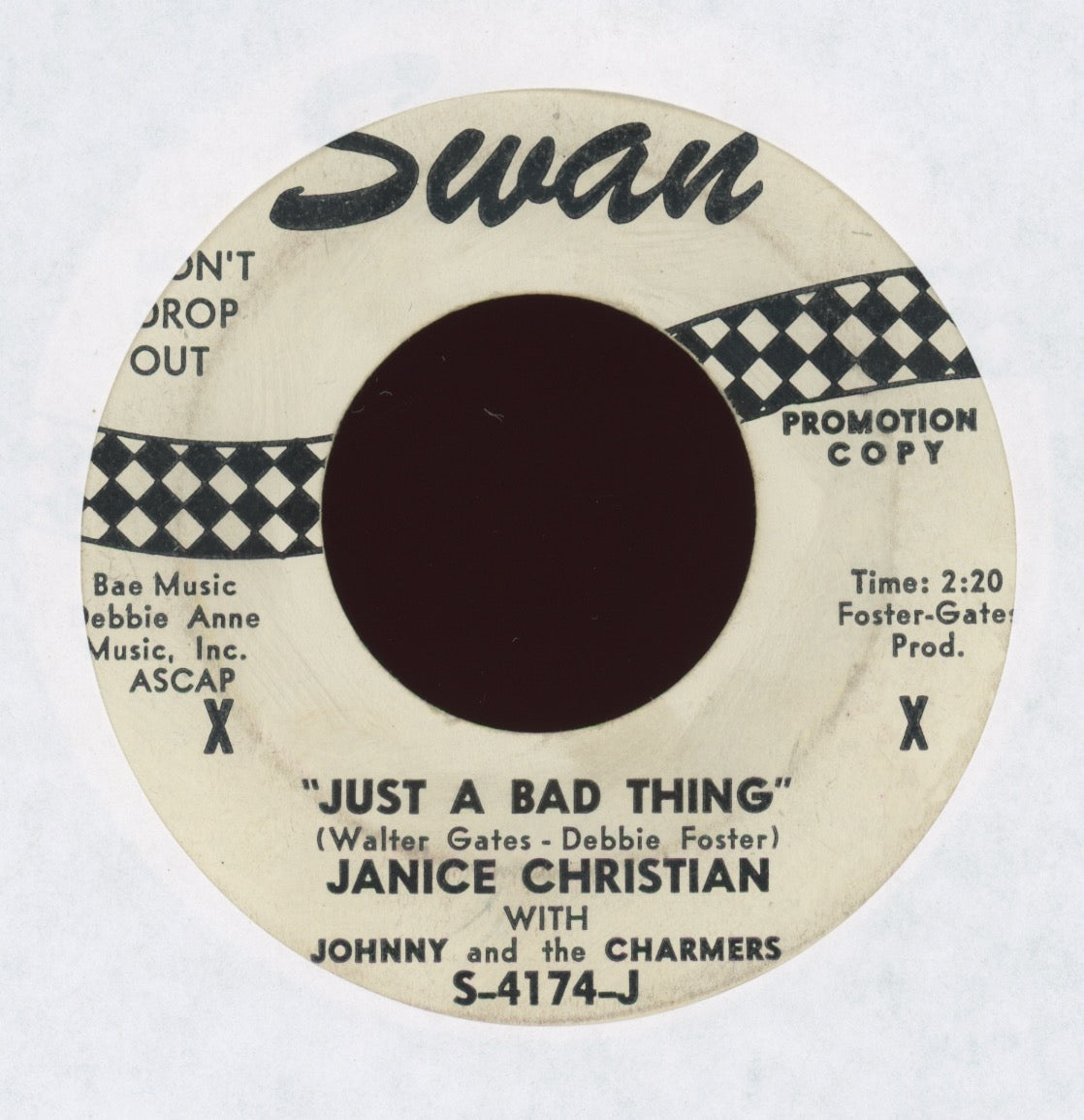 Janice Christian - Just A Bad Thing on Swan Promo