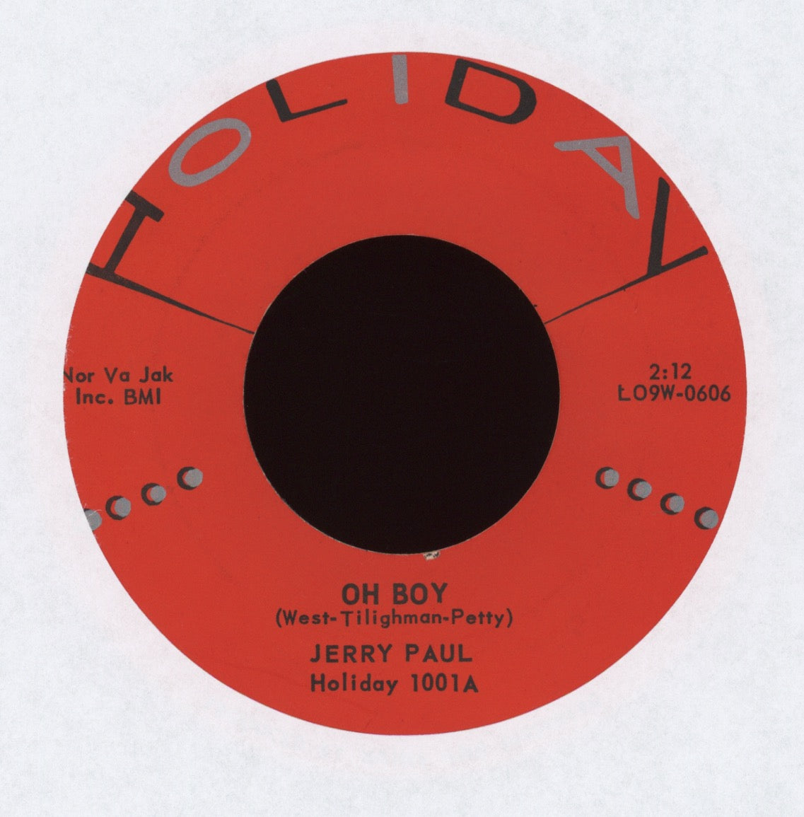 Jerry Paul - Oh Boy/ Step Out on Holiday