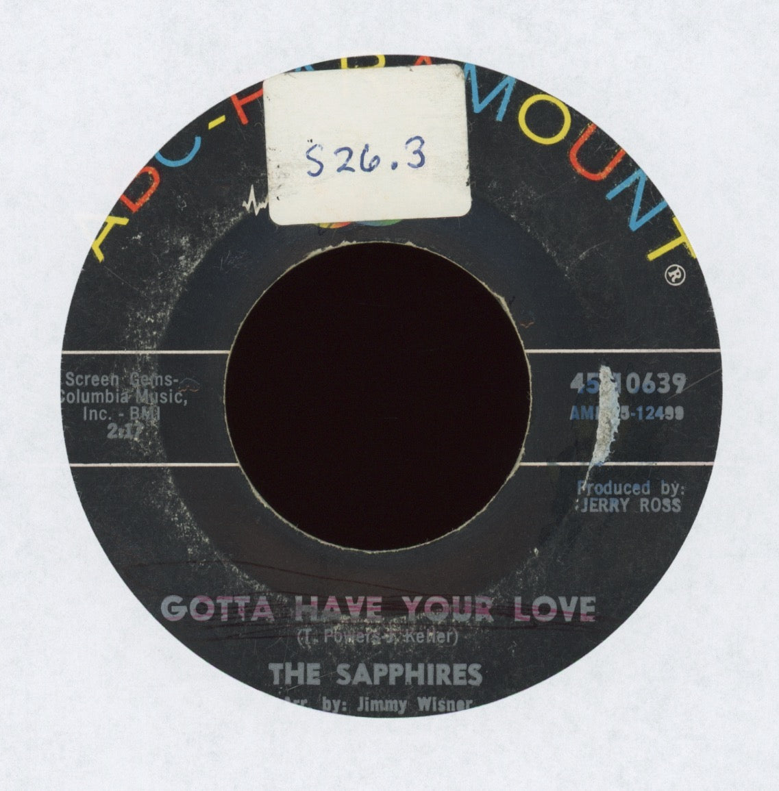 The Sapphires - Gotta Have Your Love on ABC Paramount