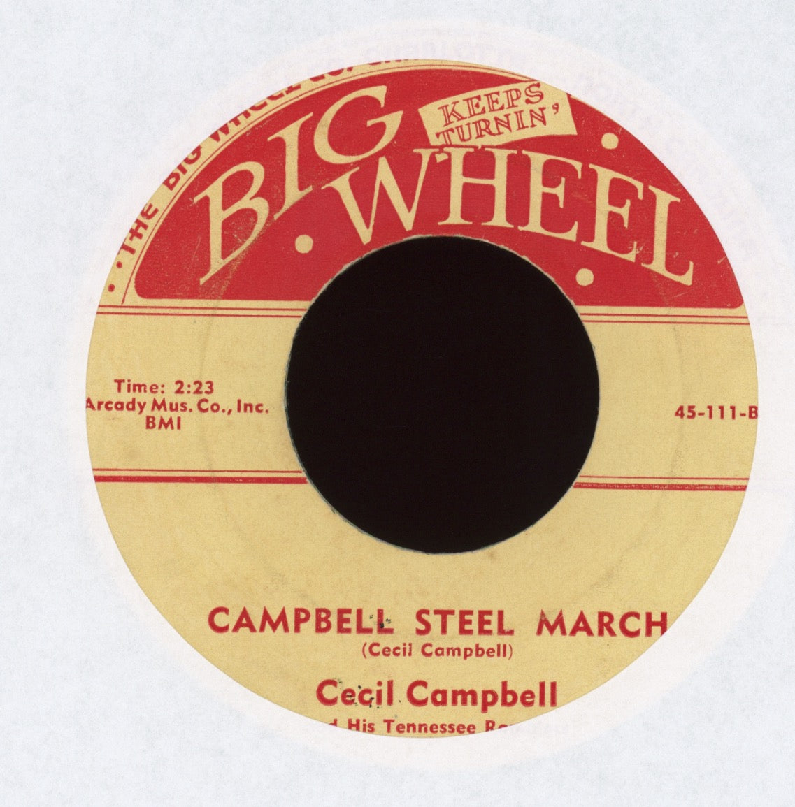 Cecil Campbell's Tennessee Ramblers - Money Can't Bring Happiness on Big Wheel