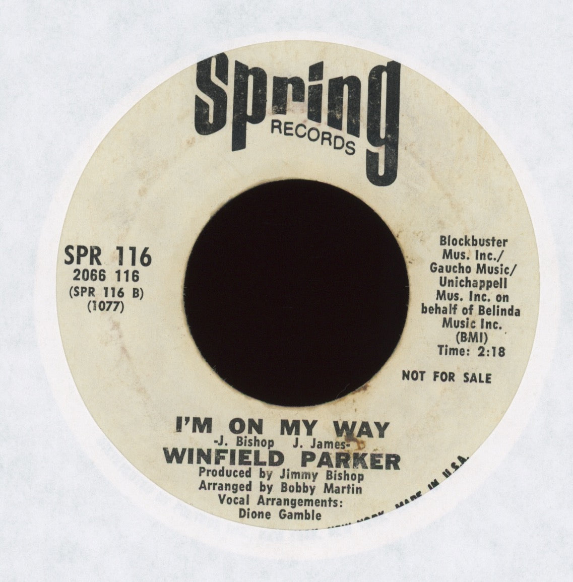 Winfield Parker - S.O.S. (Stop Her On Sight) on Spring Promo