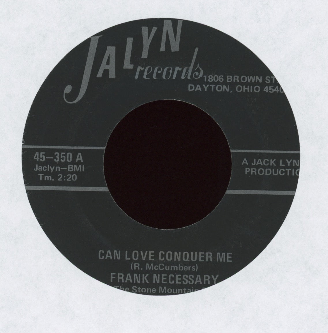 Frank Necessary - Can Love Conquer Me on Jalyn
