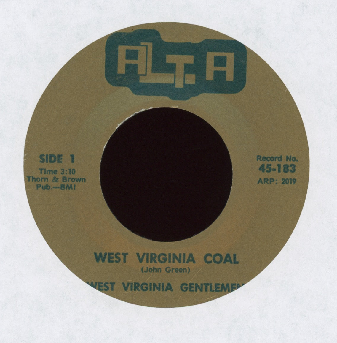 West Virginia Gentlemen - West Virginia Coal on Alta