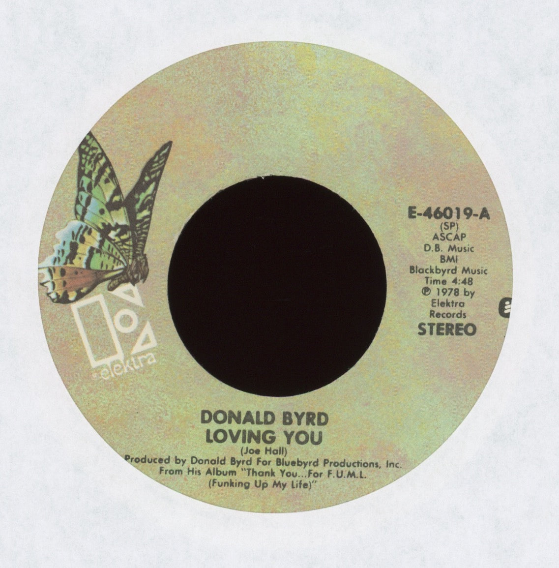 Donald Byrd - Loving You on Elektra