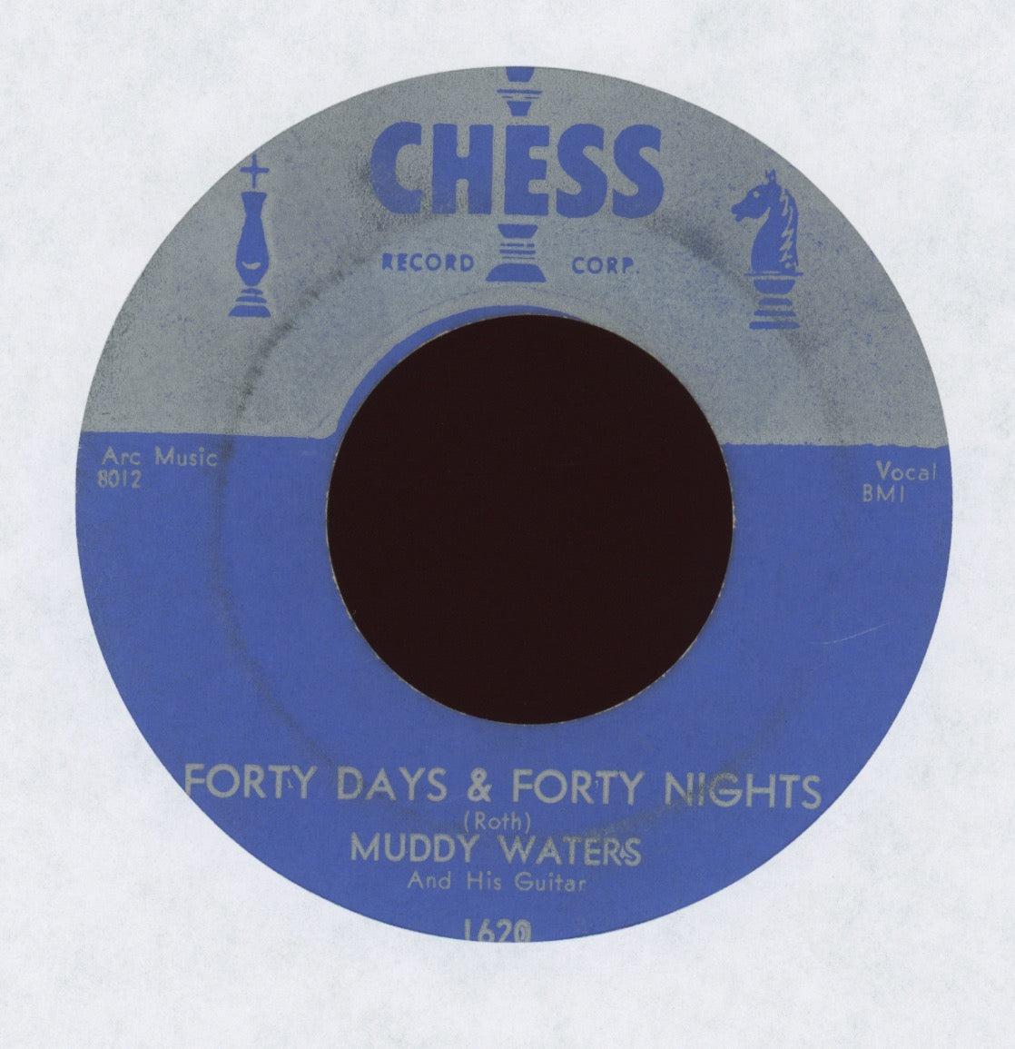 Muddy Waters - Forty Days & Forty Nights on Chess Silver Top
